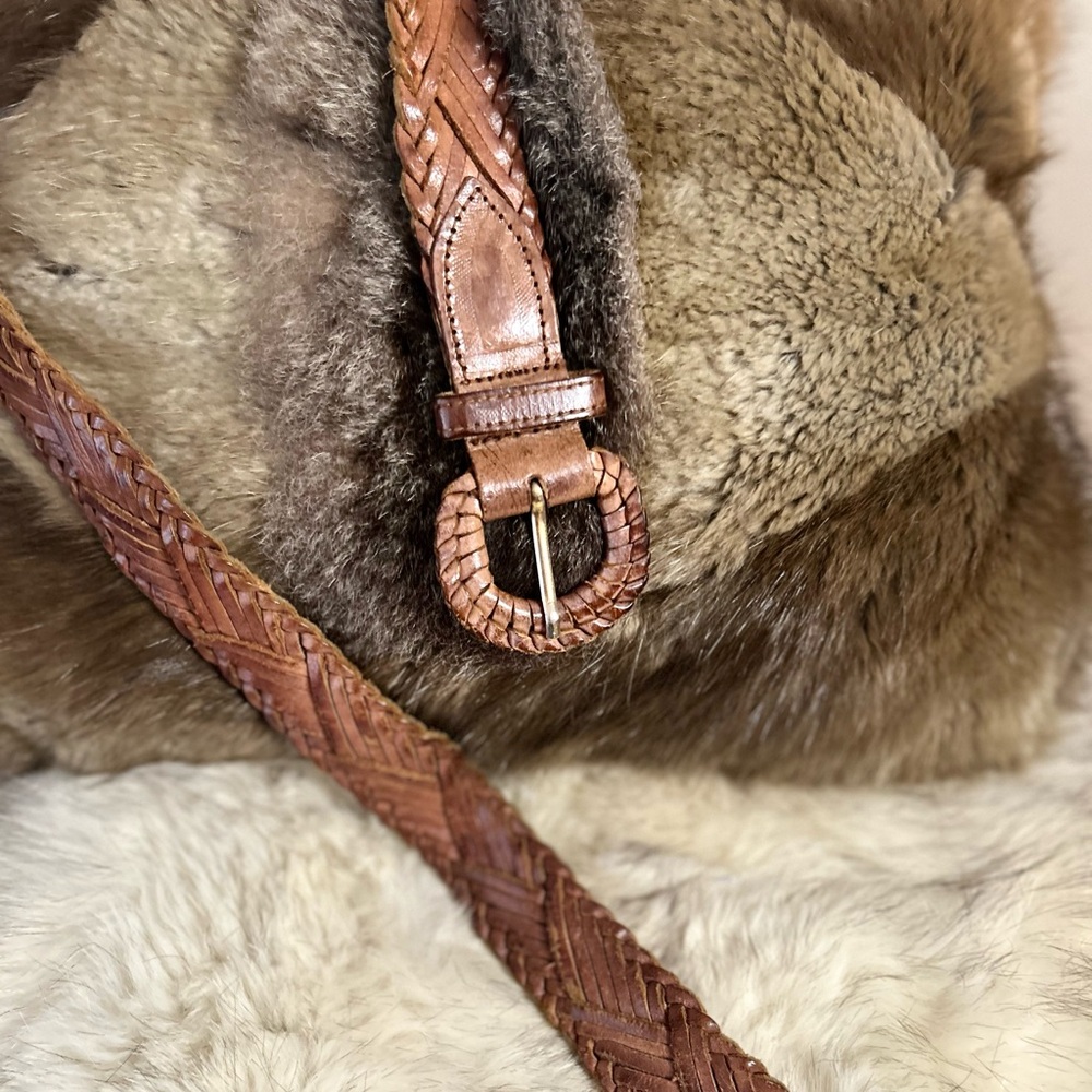 Braided leather belt - Picture 10 of 12